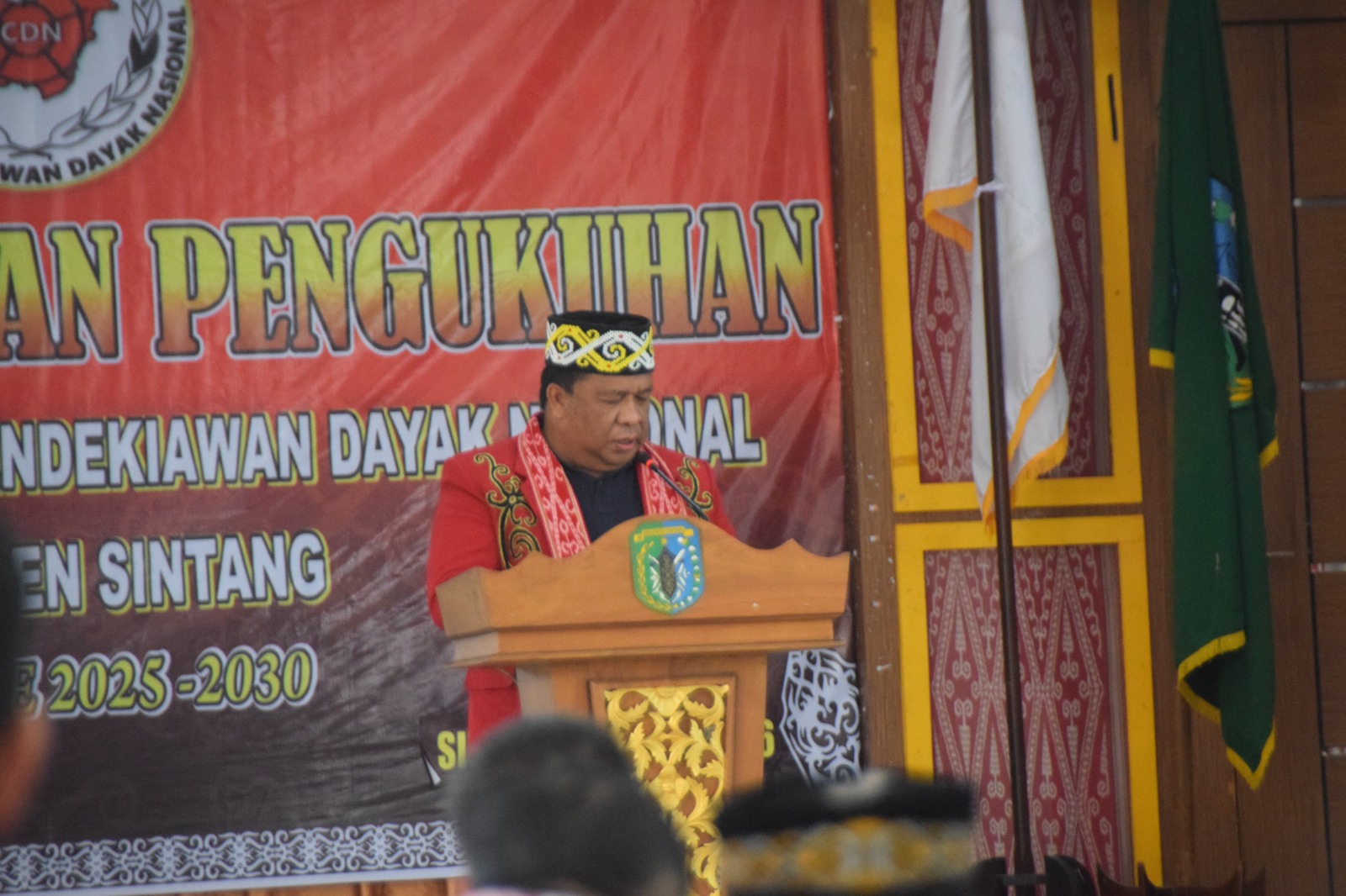 Ketua Dewan Pimpinan Wilayah Ikatan Cendikiawan Dayak Nasional (DPW ICDN) Provinsi Kalimantan Barat, Heri Saman