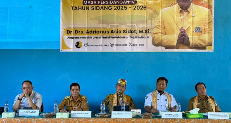 Gelar Reses di Desa Merpak, Adrianus Asia Sidot Tekankan Gotong Royong Wujudkan Swasembada Pangan dan Cegah Stunting
