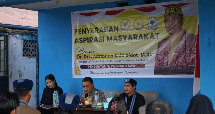 Mahasiswa Pontianak Soroti Program Pemerintah, Adrianus Asia Sidot Dorong Penguatan Kewenangan MPR demi Masa Depan Bangsa